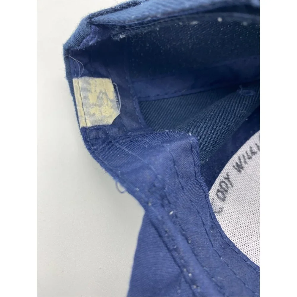 Youth Blue NY Baseball Cap Hat Hook & Loop Kids